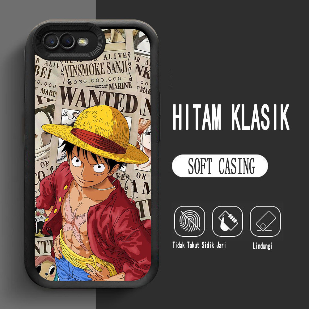 เคสสําหรับ OPPO A12E A83 A1K A37 A39 A3S Soft L-19 One Piece Luffy