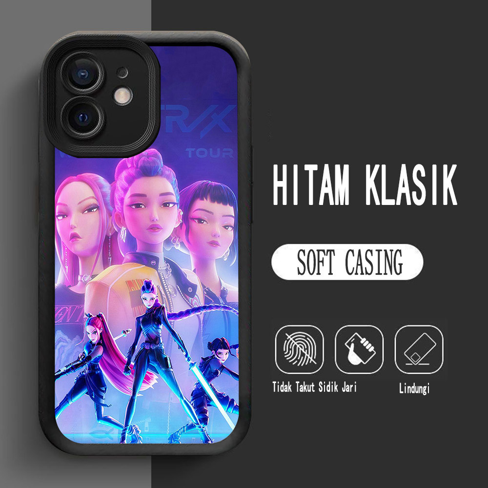 เคสสําหรับ iPhone 6 6s 12 Mini 11 Pro Max Plus Soft L-4 Kpop Demon Hunter