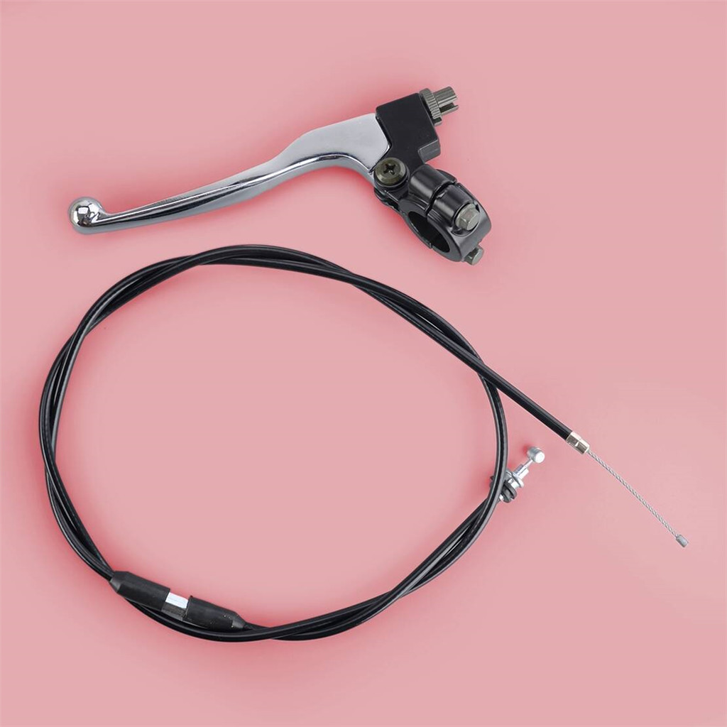 ซ้าย 7/8 "22mm Universal คลัทช์เบรค Lever & Trottle สายชุด Fit สําหรับ XR80 XR100 CRF50 CRF70 CRF80