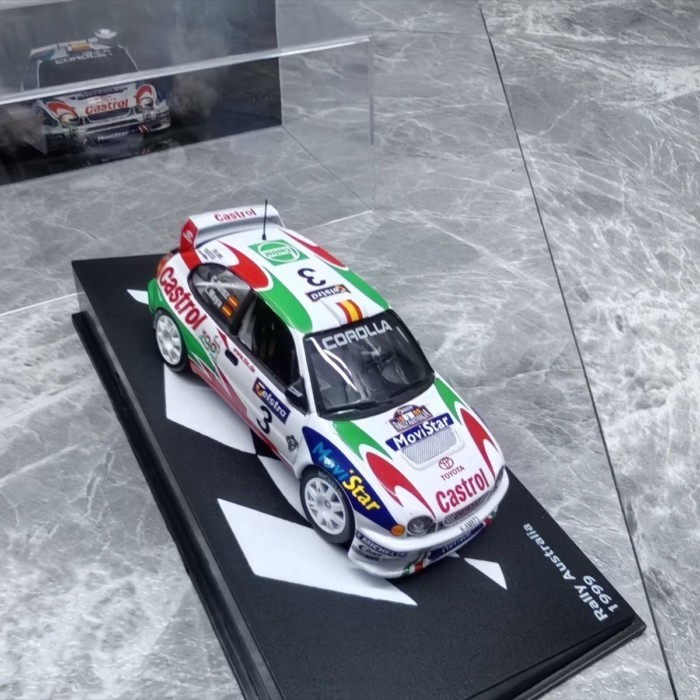 IXO 1/43 Toyota Corolla WRC 1999 Rally Car Alloy Car Model Out of Print Model