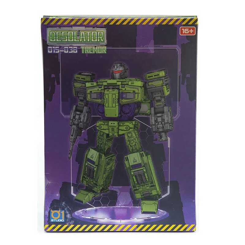 New Transformation Toys 01-Studio Cell Devastator 01S-03B 01S03B Tremor Long Haul Action Figure toy