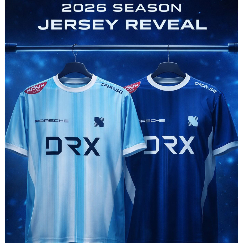 DRX 2026 jersey 2026 Season EsportsT-shirt Full Printing Size S-5xl