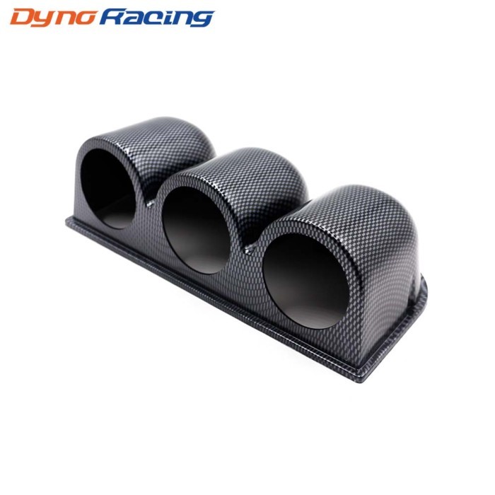 Car meter holder 2" 52mm Carbon Black Triple Dash mount gauge pod Car meter pod Gauge holder YC1002