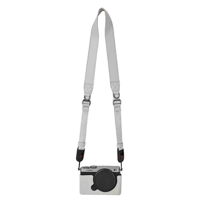 เหมาะสําหรับ Panasonic LUMIX S9 เคสป้องกันกล้อง Panasonic S9 ฐานกล้องครึ่งเคสเชลล์กระเป๋าถือย้อนยุค