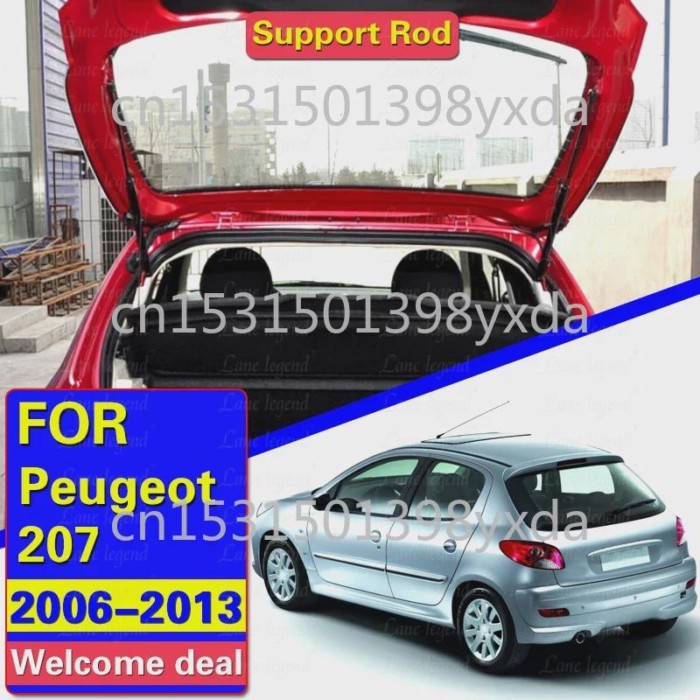 For Peugeot 207 Hatchback WA WC 2006 2007 2008 2009 2010 2011 2012 2013 Rear Tailgate Boot Gas Stru