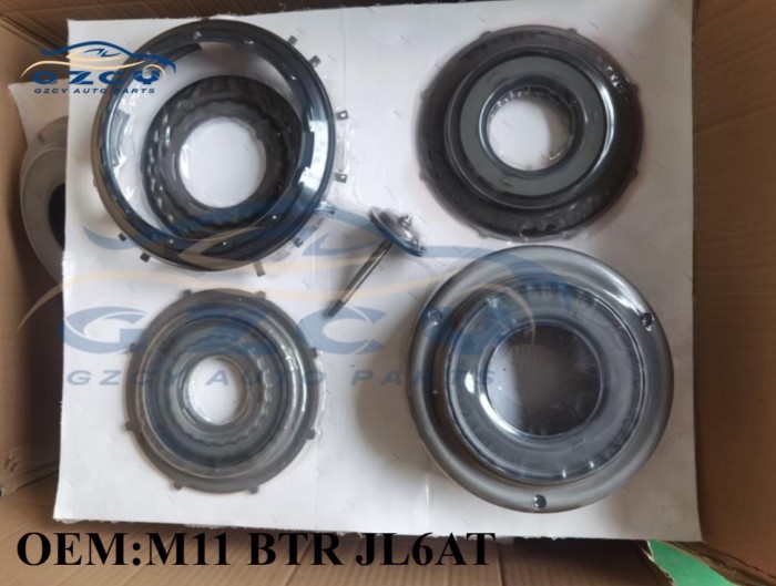New M11 BTR JL6AT 8PCS/SET Transmission Piston Kit Suit For Ssangyong Geely 6-Speed Car Accessories