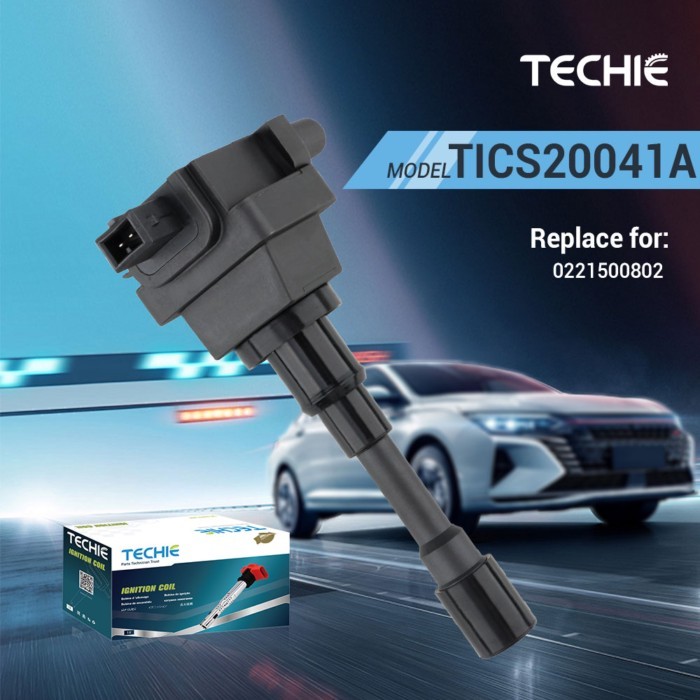 1PC Ignition Coil TICS20041A Replace for 0221500802 Fit for 4A91S 4G15V 4G18S1 4A92 for BYD F3 1.5L