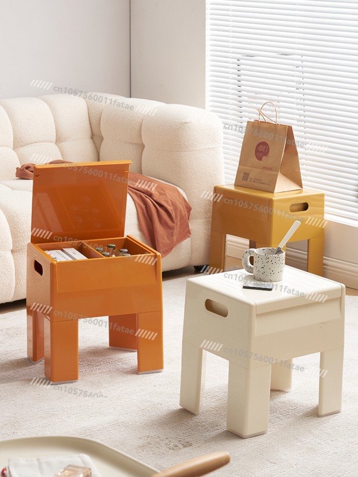 Modern Simple Home Entrance Entrance Foyer Storage Shoe Changing Stool
