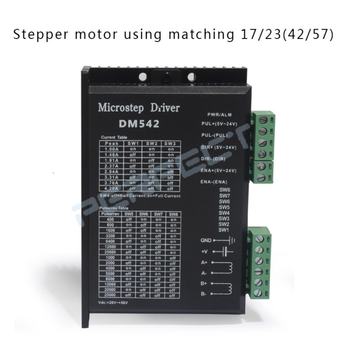 Microstep Motor Driver DM542 DM556 Suitble for 42 57 Stepper Motor Nema17 Nema23 Supply Voltage 20-