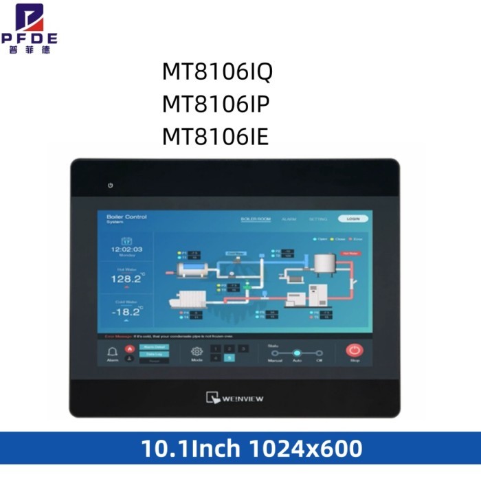 WEINVIEW MT8106IQ MT8106IP MT8106IE HMI Touch Screen 10.1Inch 1024x600 Human Machine Interface Repl