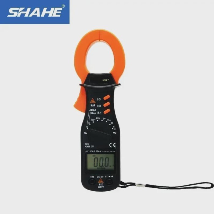 Shahe Digital Clamp Meter VC3218 ACV, DCV, AC, DC Clamp Ammeter Automatic Range Clamp Meter Digital