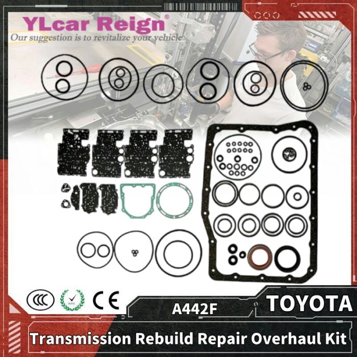 A442F A442 8Pins 4-Speed Automatic Transmission Gearbox Rebuild Repair Overhaul Kit Seals Gasket O-