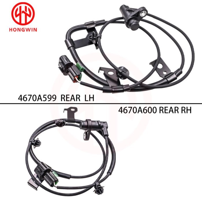 Rear Left Right Wheel Speed ABS Sensor 4670A599 4670A600 For Mitsubishi L200 / Triton Nativa Pajero