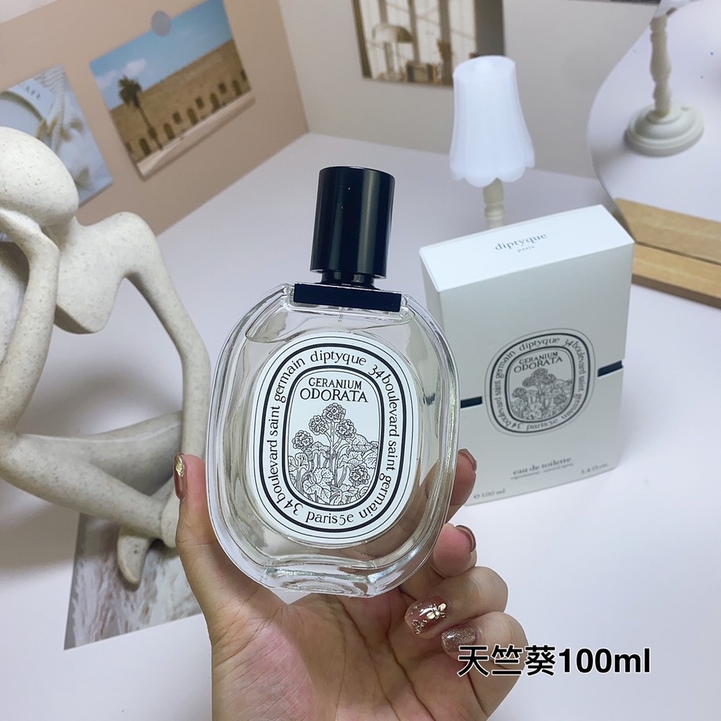 ยิงจริง❤ ดูที่โรงงาน Diptyque Geranium 70 Diptyque Geranium Odorata, ยี่ห้อ Diptyque Geranium Odorat