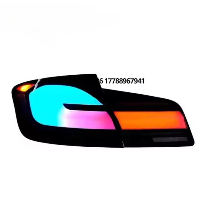SJC Car Accessories for  5 Series F10 F18  RGB Taillights 2011- 2017 Led Rear Light  Plug and Play