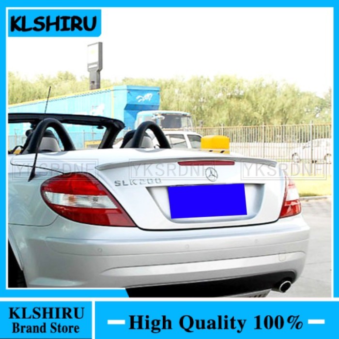 For Benz SLK R171 Rear Trunk Lip Spoiler Boot Wings For Benz SLK 200 SLK 35 Class R171 2005-2010 AB