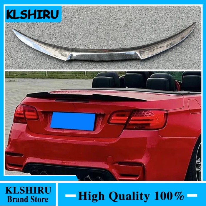 Car Spoiler For BMW 3 Series E93 Convertible/E93 M3 M4 Style Real carbon fiber material 2006-2013