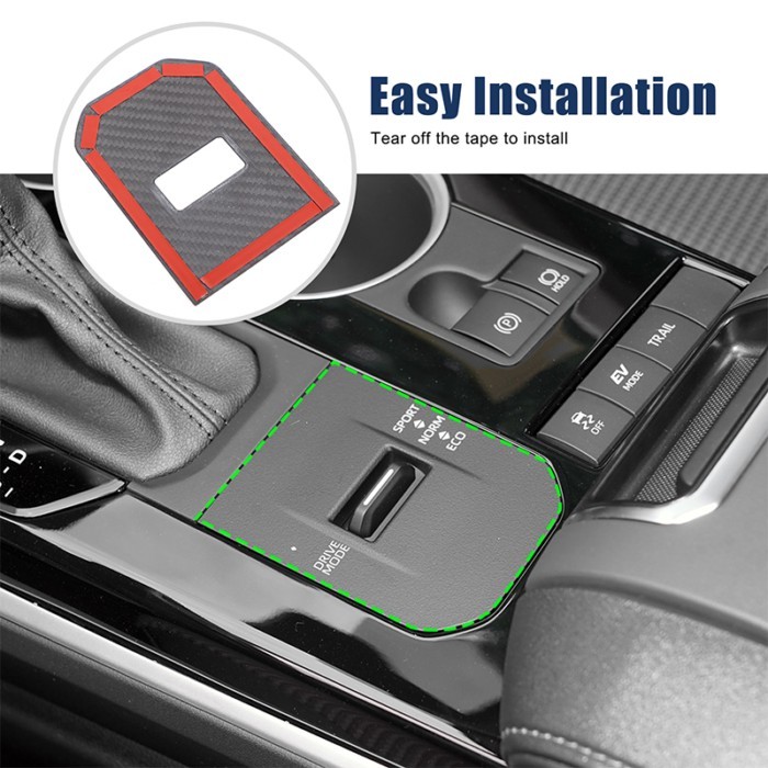 For Toyota Highlander 2024 Sport Mode Key Cover HOLD Key Mode Decorative Stickers Auto Parts True C