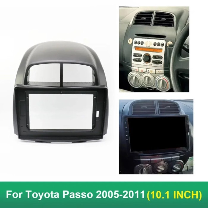 For Toyota Passo / MYVI (Malaysia) 2005-2011 10.1 inch car accessories car radio android  dashboard