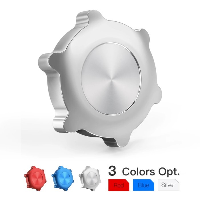 BEVINSEE Aluminum M Style Engine Oil Filler Cap Cover for BMW E36 E46 E90 E92 328i 325i 323i E39 E6