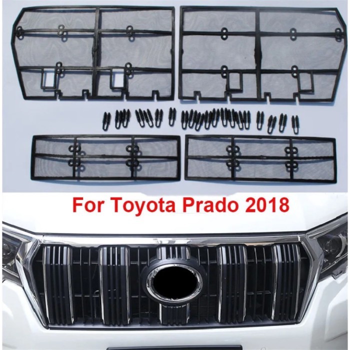 For Toyota Land Cruiser Prado 150 J150 LC150 FJ150 2010-2020 Car Accessories Grid Insect Screening