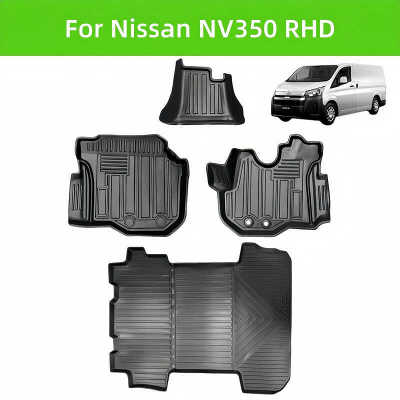 สําหรับ NV350 RHD 3D พรม TPE พรมปูพื้นรถยนต์/พรมด้านหลัง