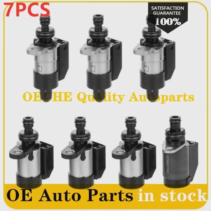 31941-90X00 31941-90X01 7PCS shift Solenoids Kit Automatic Transmission Solenoid For Bosch Nissan I
