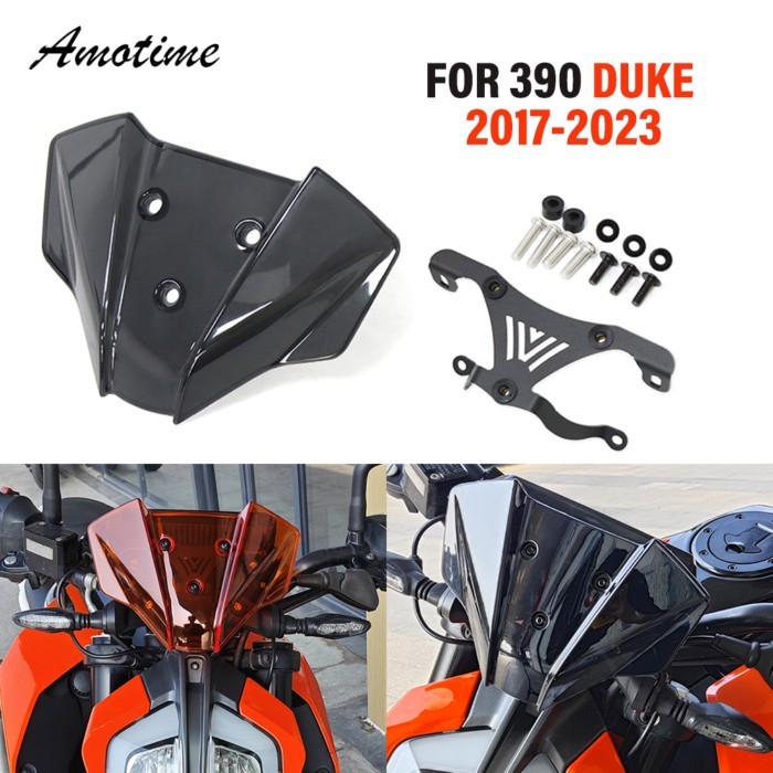 2017-2023 For 390 Duke Windshield Flyscreen For 390Duke 125Duke Motor Windscreen Guard