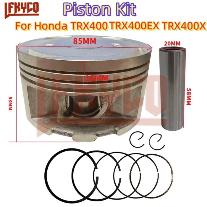 Motorcycle Engine Parts 85mm Bore for Honda XR400 XR400R XR 400 1996-2004 TRX400 TRX400EX 1999-2007