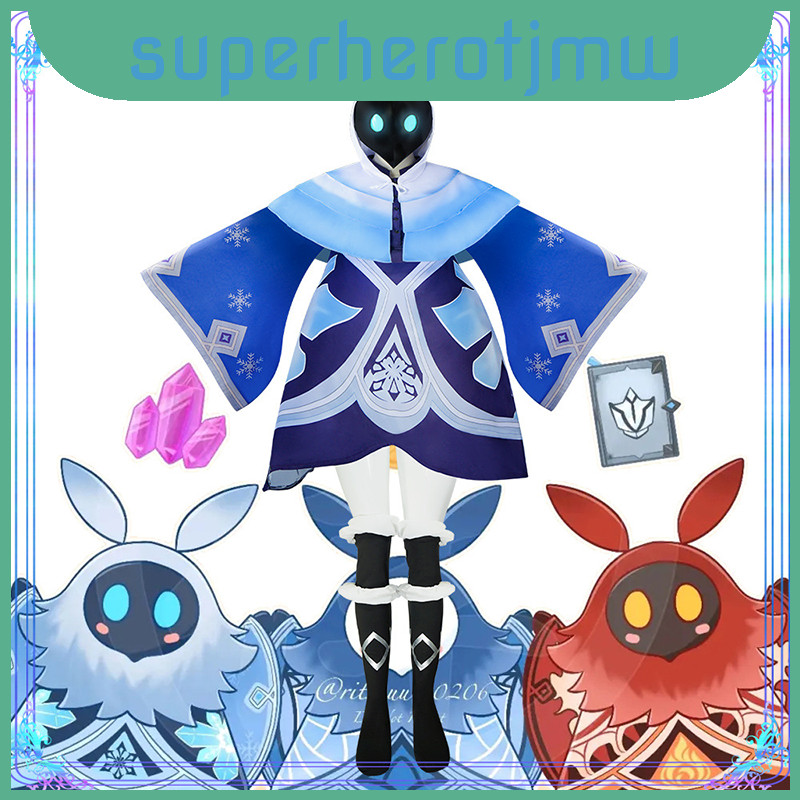 ชุดกิโมโน Genshin Impact Abyss Mage สำหรับคอสเพลย์และแสดงเวที