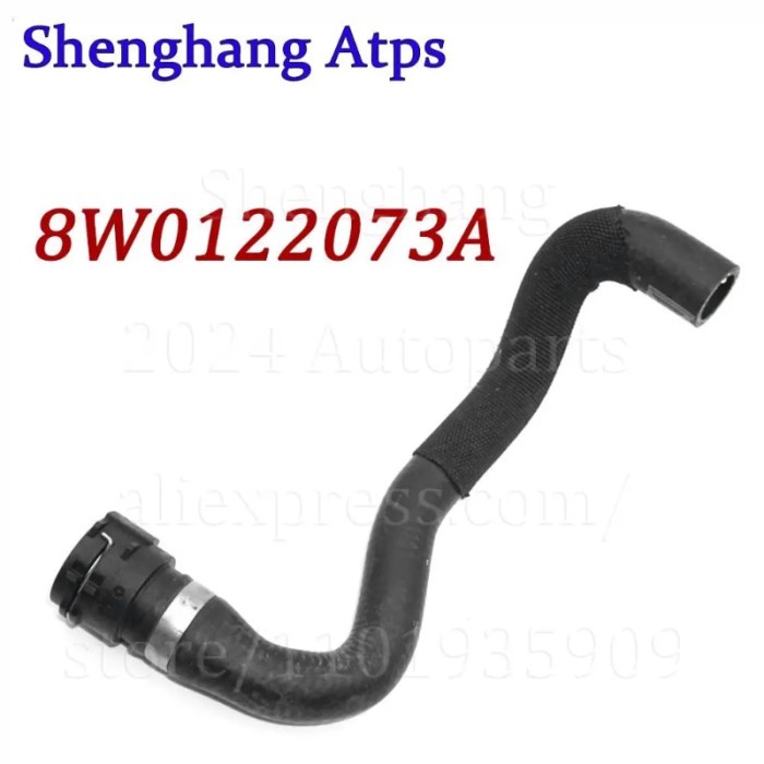Engine Coolant Hose For Audi A4 B9 A5 S5 2016-2025 8W0122073L 8W0122073C 8W0122073H 8W0122073F 8W01