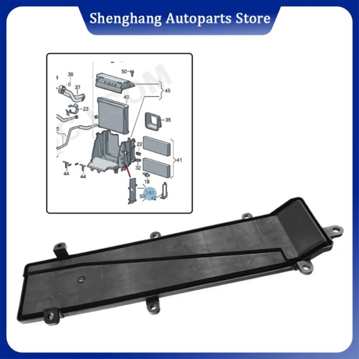 4F1819422A Cabin Air Filter Cover 4F1 819 422A 4F1 819 422 A For Audi A6 C6 S6 RS6 Avant 2005-2011