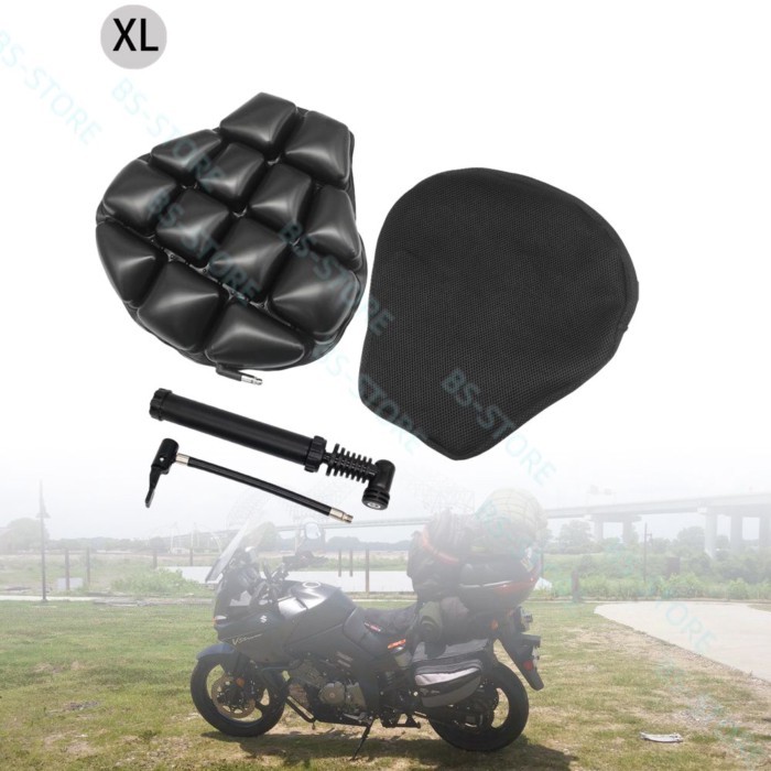 Black For BMW F800 GS R1200 GS Air Pad Seat Cushion Motorcycle For F650 F700 GS ADV For MT 07 MT 09
