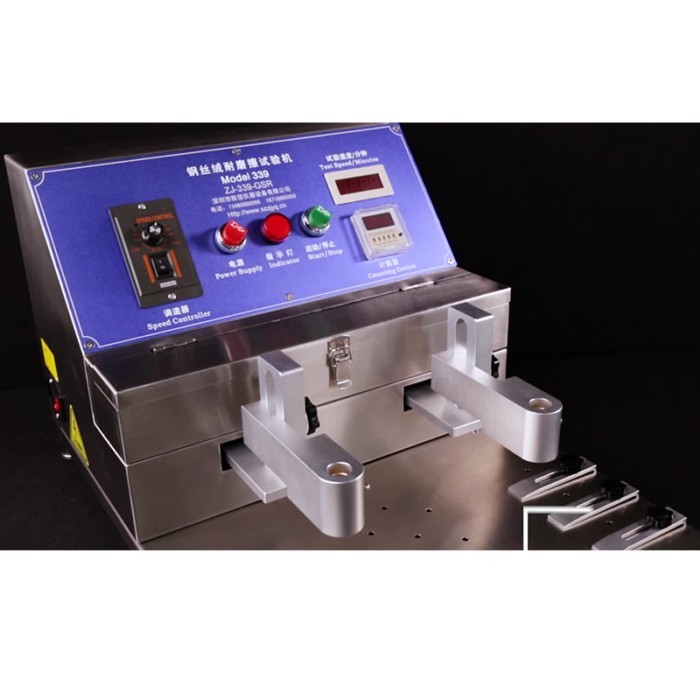 ZJ-339-GSR Steel Wool Abrasion Tester AC220V Steel Wool Alcohol Testing Machine Wear Resistance Tes