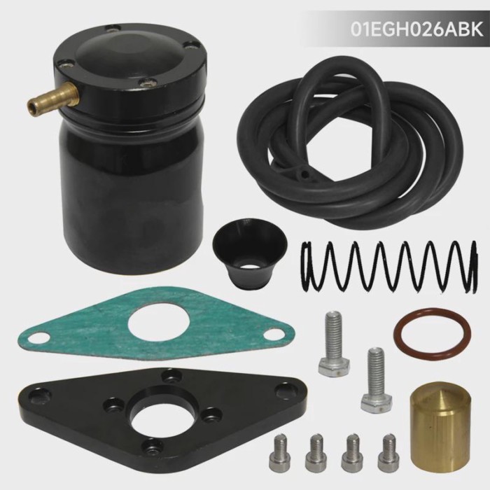 Turbo BOV Blow Off Valve Bov kit For Subaru 2002-2007 WRX STI EJ20 EJ25 + Screws Black