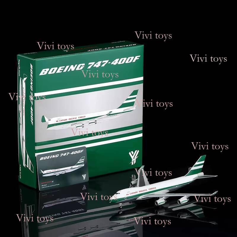 {{ของเล่นวิวิวิ}} YY Wings 1/400 国空 B747-400F 金เมทัล เครื่องโชว์ VR-HUH 360311