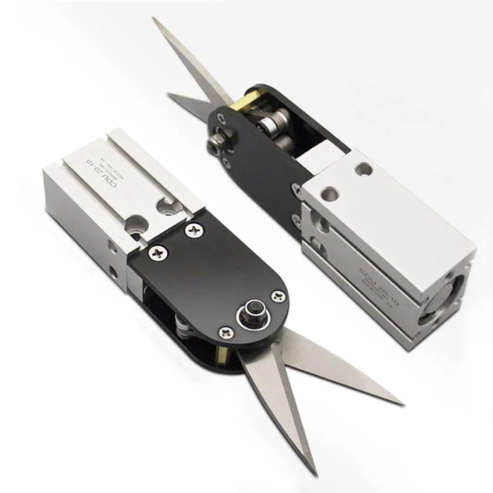 Stainless Steel Scissors Pneumatic Scissors mask machine pneumatic scissors for KN95 HS-K12 HS-K18