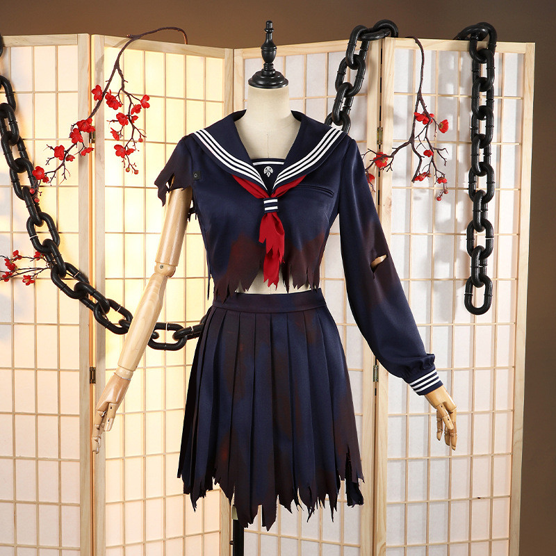 Shen Shui Hinako cos ชุด Silent Hill f Qingshui Hinako คอสเพลย์ fox mutant ชุด JK สองมิติ