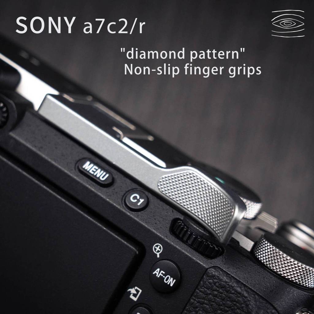 อลูมิเนียมโลหะรองเท้าร้อน Thumb-Up Hotshoe Thumb Up Grip สําหรับ Sony A7C2 A7CR A7C กล้อง Hand Grip