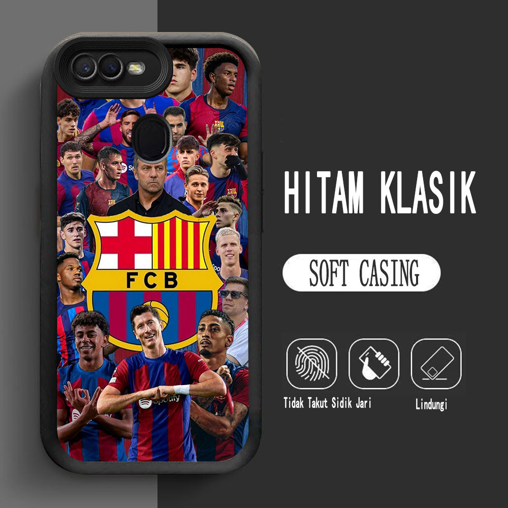 Y-17 Club_Barce_lona ปลอกซิลิโคนสําหรับ OPPO A12s F5 A5S A11K A7 A12 F7 F9 Pro กรณี