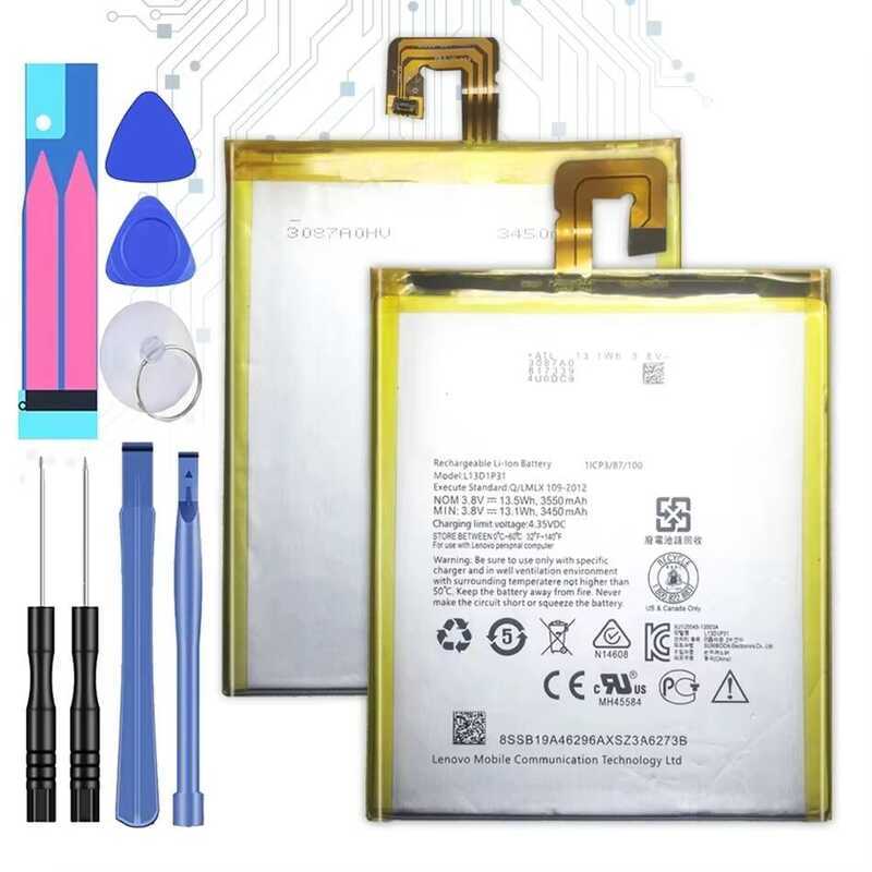Tablet Battery L13D1P31 3550mAh For Lenovo Pad A3500 S5000 S5000-H tab3 7 TB3 710i 710F Tab 2 A7 A7-