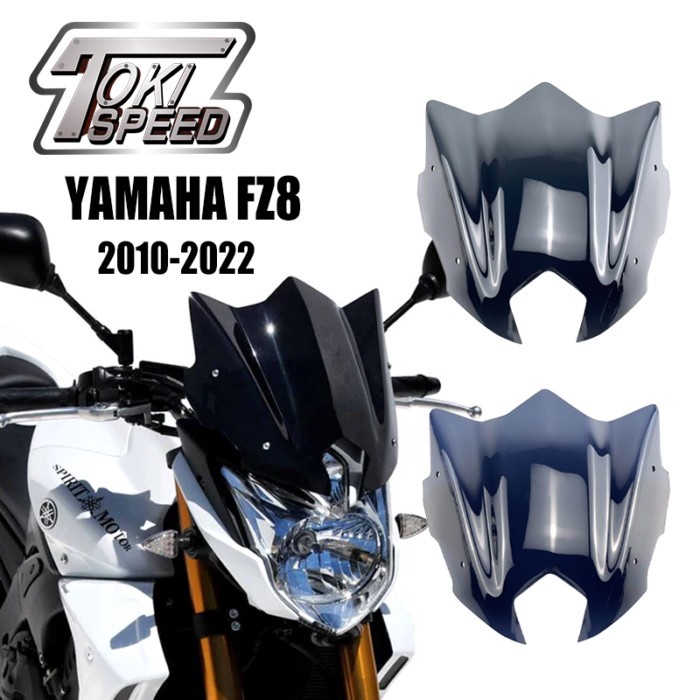 Fits For YAMAHA FZ 8 FZ8 fz8 Sport screen 2010-2022 Motorcycle Black Windshield Windscreen Aluminum