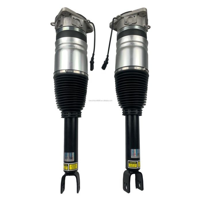 New Steel Auto Suspension Air Spring Shock Absorber Strut Audi A8 S8 D3 4E Specific Gas Fitting 4E0