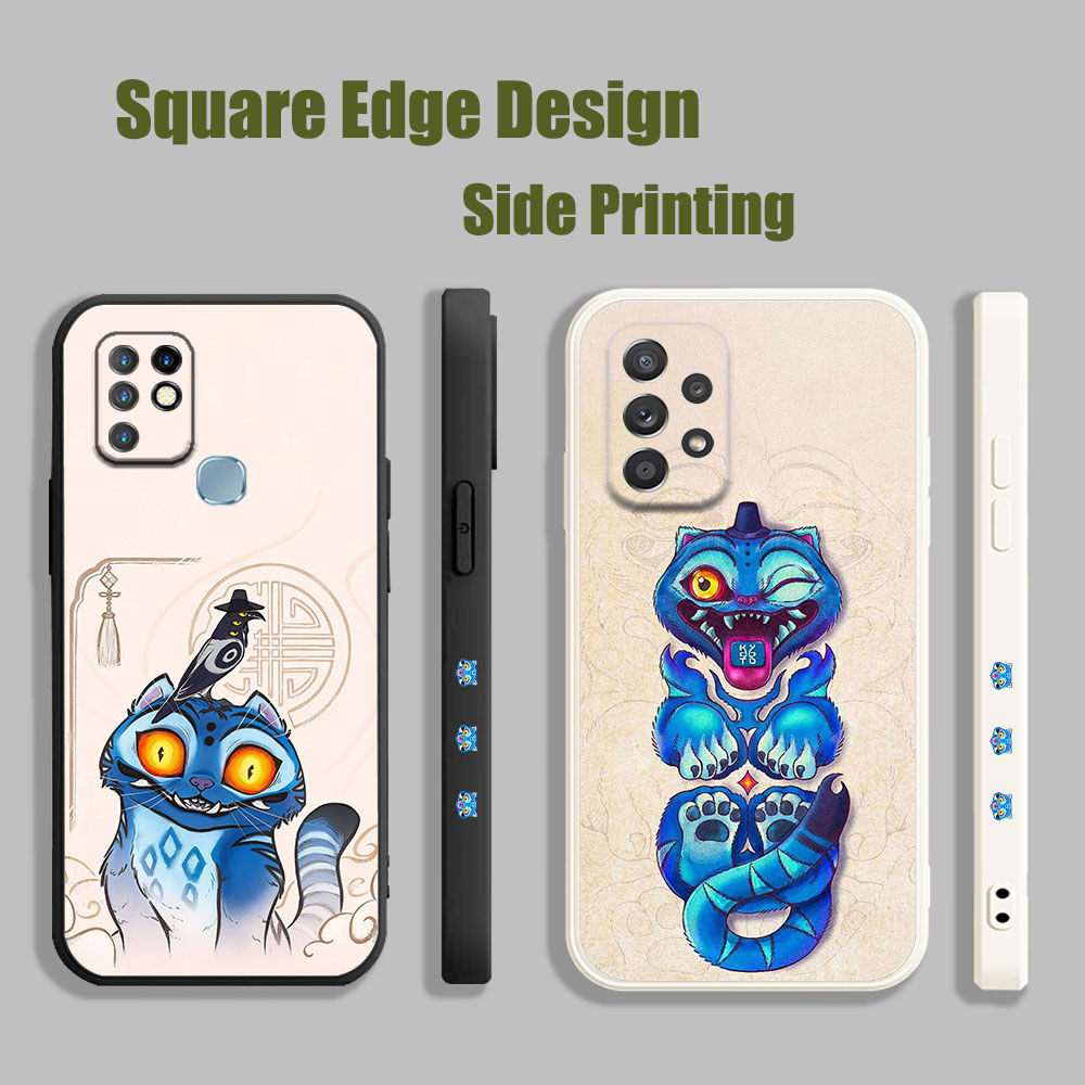 ปลอกสําหรับ Vivo Y91/Y93/Y91i/Y95 Y91C Y15A Y15S Y53 V11i Z3i S1 V21e Y76 Derpy Tiger Kpop Demon Hun