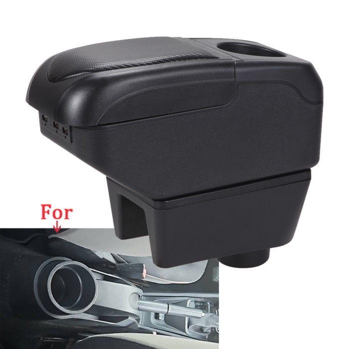 For Seat Ibiza Armrest Box For Seat Ibiza 6j Ibiza 6L Car Armrest Auto Storage Box Retrofit parts I