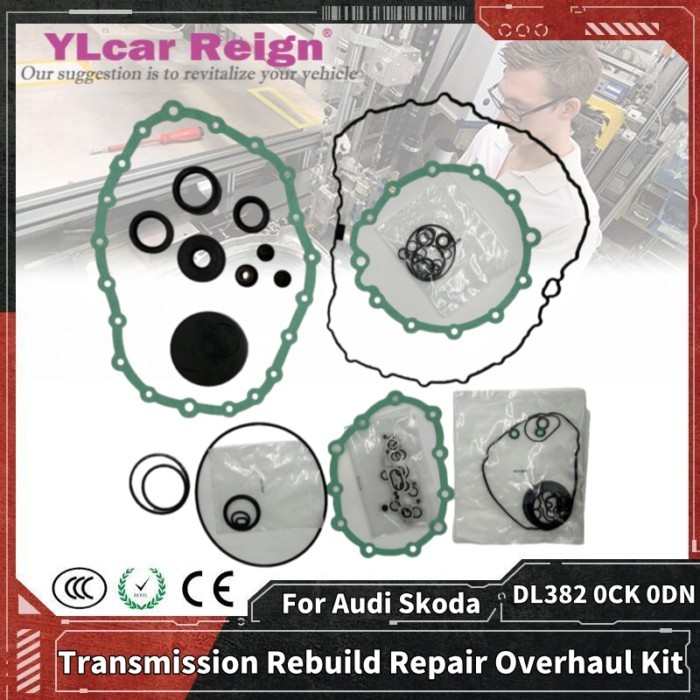 DL382 0CK 0DN DSG Dual Clutch Automatic Transmission Gearbox Rebuild Repair Overhaul Kit Seals Gask