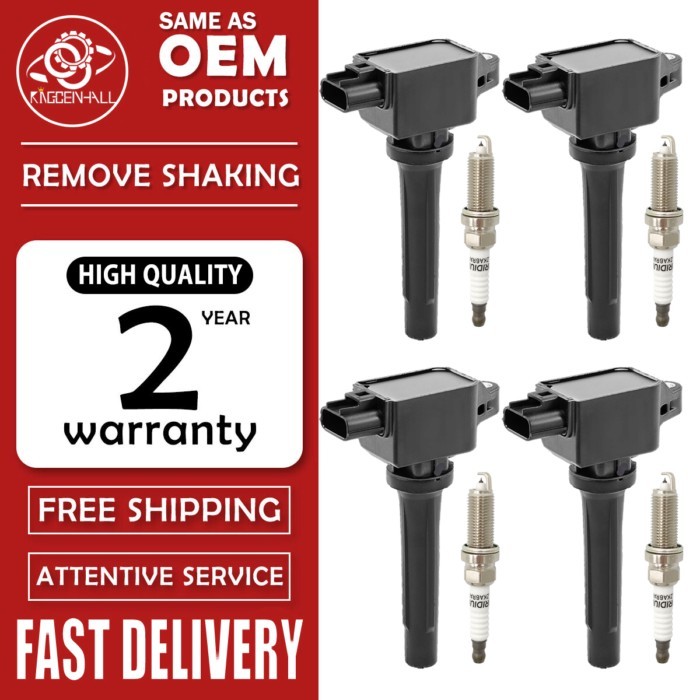 UF656 Ignition Coil & spark plug For Mazda CX-5 2.0L 2.5L 2014-2016 CX-3 Mazda 3 SPORT 2.0 2.5 PE01