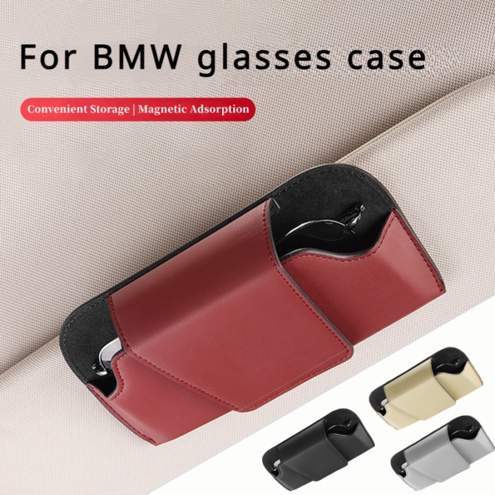 For BMW E39 E90 E36 E60 E34 E30 F30 F10 For Audi A4 A6 A3 A5 Q3 Q5 Q7 Car Sunglasses Holder Glasses