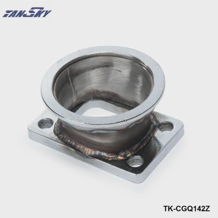 3" V-Band Flange to T3 4 Bolts Flange Adapter Fits For T3 T3/T4 T70 GT35 TK-CGQ142Z