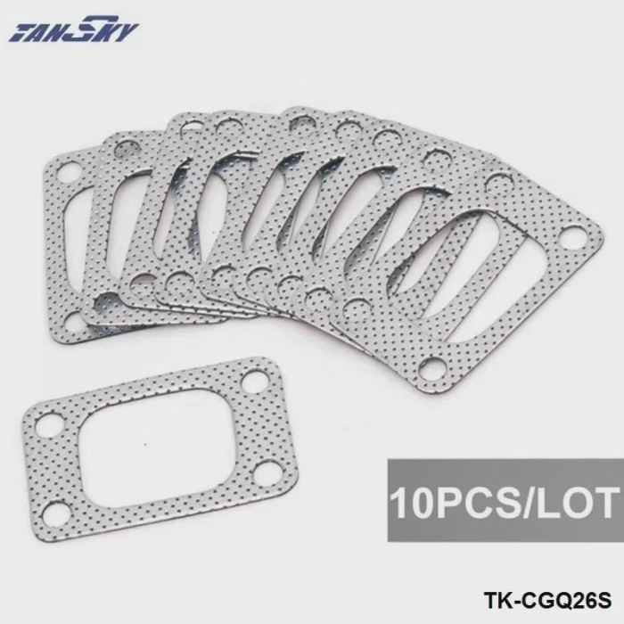 10PCS/LOT Aluminum Gasket for T04 T04E T3 Turbo/Charger Engine/Manifold/Pipe TK-CGQ26S
